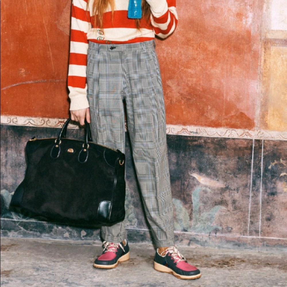 Vintage Susan Bristol Prince Of Wales Plaid Pants